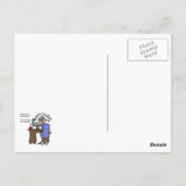 Carte Postale Disque Dur Sauvegarde Humoristique (Dos)