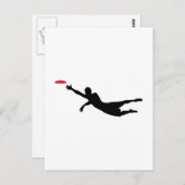 Carte Postale Disque golf frisbee (Devant / Derrière)