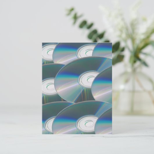 Carte Postale Disques DVD (Debout devant)