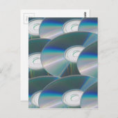 Carte Postale Disques DVD (Devant / Derrière)