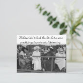 Carte postale Distances Sociales Adéquates (Debout devant)