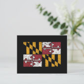 Carte postale Distante Maryland State Flag (Debout devant)