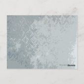 Carte Postale Distressed Lace Damask (Dos)