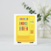 Carte Postale Distributeur automatique (Debout devant)