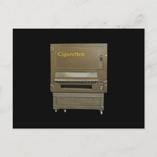 Carte Postale Distributeur de cigarettes vintage (Devant)