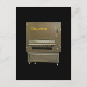 Carte Postale Distributeur de cigarettes vintage