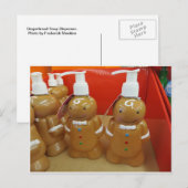 Carte Postale Distributeur de savon de pain d'épices (Devant / Derrière)