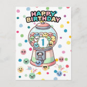 Carte Postale Distributeurs de bonbons drôle et mignon, Première (Devant)