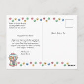 Carte Postale Distributeurs de bonbons drôles et mignons, Premiè (Dos)