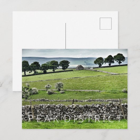 Carte Postale District de Peak (Devant / Derrière)