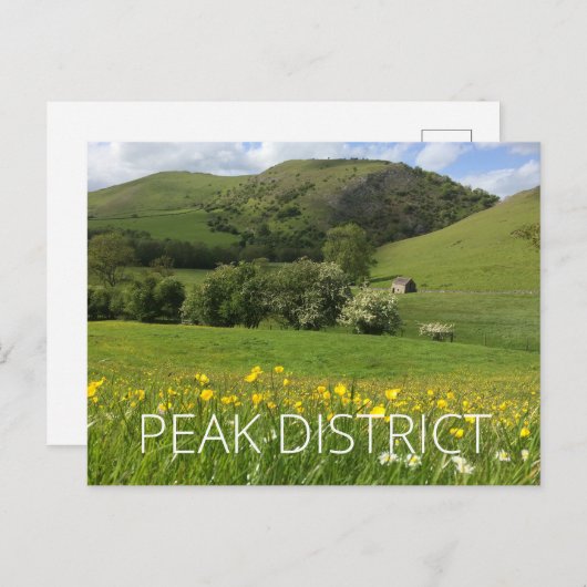 Carte Postale District de Peak (Devant / Derrière)
