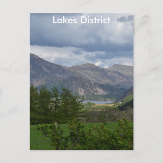 Carte Postale District des Lacs en Angleterre (Devant)