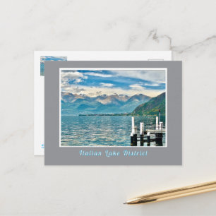 Carte Postale District Du Lac Italien/Lac Et Montagnes