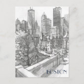 Carte Postale District financier de Boston (Devant)