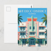 Carte Postale District historique Art déco USA (Devant / Derrière)