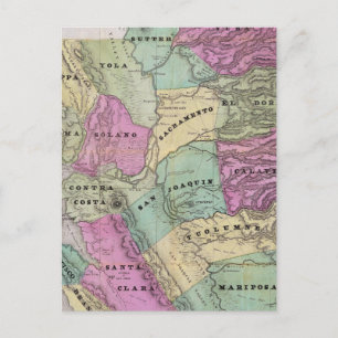 Carte Postale District minier de Californie