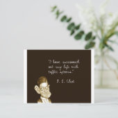 Carte Postale Dit De Café De T. S. Eliot (Debout devant)