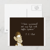 Carte Postale Dit De Café De T. S. Eliot (Devant / Derrière)