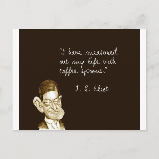 Carte Postale Dit De Café De T. S. Eliot (Devant)