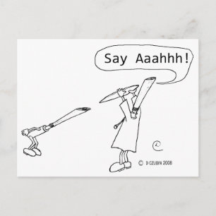 Carte Postale Dites Ahhh