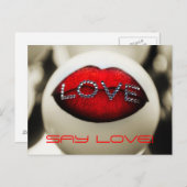 Carte Postale Dites amour (Devant / Derrière)