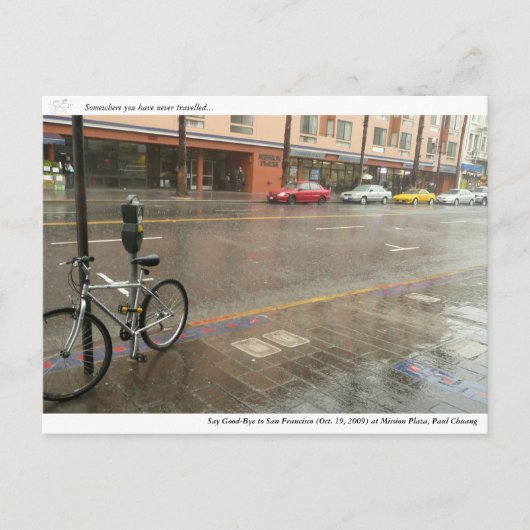 Carte Postale Dites bonjour à San Francisco... (Devant)