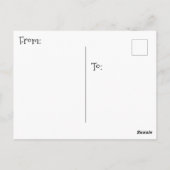 Carte Postale Dites Bonjour avec ce joli thème Eléphant (Dos)