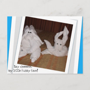 Carte Postale Dites Cheeeseee mon petit visage drôle !