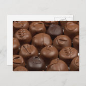 Carte Postale Dites-le avec du chocolat ! (Devant / Derrière)