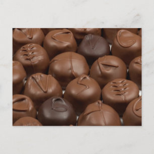 Carte Postale Dites-le avec du chocolat !