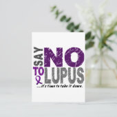 Carte Postale Dites NON À Lupus 1 (Debout devant)