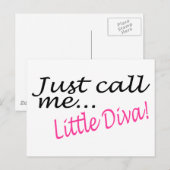 Carte Postale Diva (Devant / Derrière)