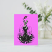 Carte Postale Diva de mode - Customisé - Customisé (Debout devant)