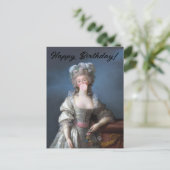 Carte Postale Diva du chewing-gum du Barry Joyeux Anniversaire (Debout devant)