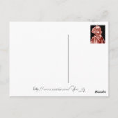 Carte Postale Diva Fashionista En Neutral (Dos)