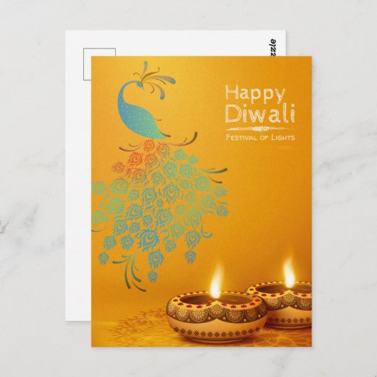 Carte Postale Divali (Devant / Derrière)
