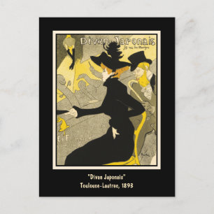 Carte postale : Divan Japonais par Toulouse-Lautre