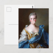 Carte Postale Divas du bubble gum avec Papillon Bleu (Devant / Derrière)