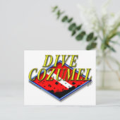 Carte postale Dive Cozumel (Debout devant)
