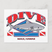 Carte Postale Dive Hawaii, (Devant)