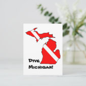 Carte postale Dive Michigan (Debout devant)