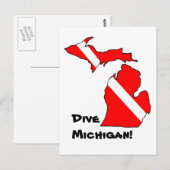 Carte postale Dive Michigan (Devant / Derrière)