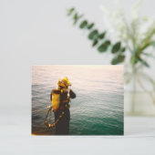 carte postale "Diver Splash" (Debout devant)