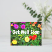 Carte postale Divers Dahlia #1 Guérissez vite (Debout devant)