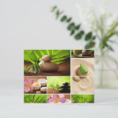 Carte Postale Divers - Spa zen Collage Motif un (Debout devant)