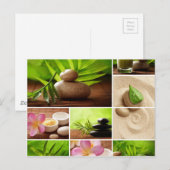 Carte Postale Divers - Spa zen Collage Motif un (Devant / Derrière)