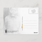 Carte Postale Divers types de masques à gaz (Dos)