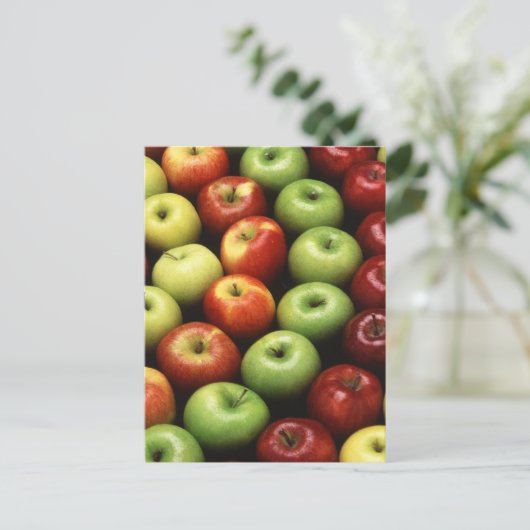 Carte Postale Divers types de pommes (Debout devant)