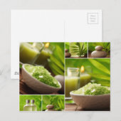 Carte Postale Divers - Zen Spa Collage Motifs trois (Devant / Derrière)
