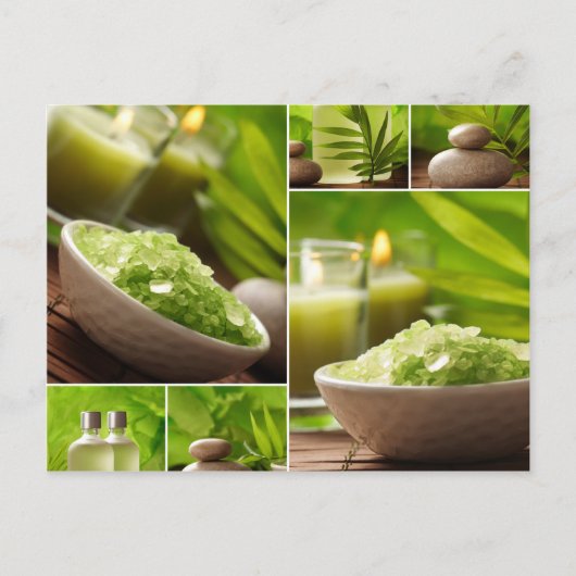 Carte Postale Divers - Zen Spa Collage Motifs trois (Devant)